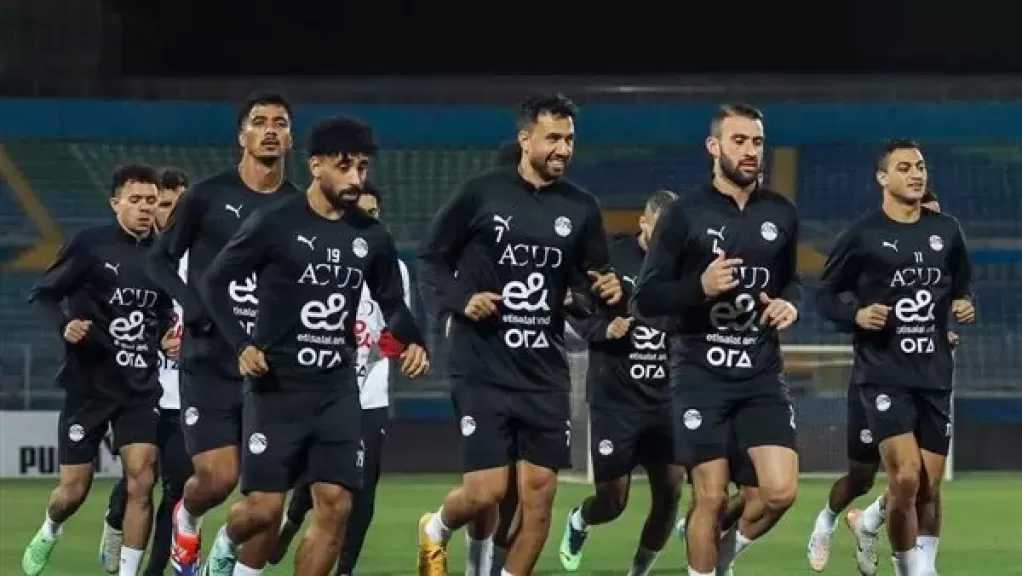 منتخب مصر يخوض تدريبه باستاد الدفاع استعدادًا لمباراة بتسوانا